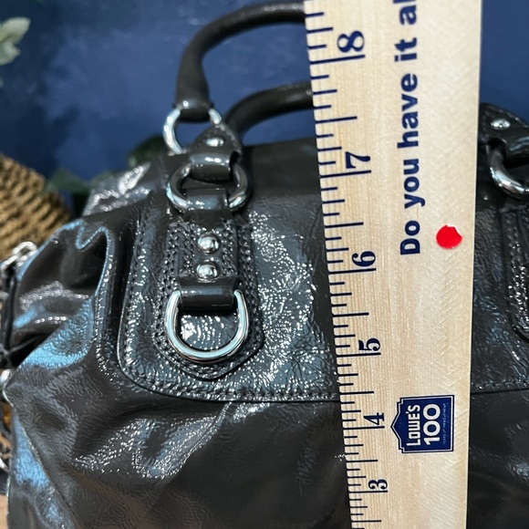 Coach Gray Patent Leather Satchel - Picture 15 of 15